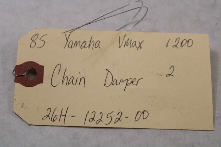 Chain Damper 2 26H-12252-00 1990 Yamaha Vmax VMX12 1200