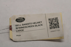 BELL BANDITO HELMET W/WINDSCREEN BLACK LARGE 2000 Suzuki Intruder VL1500