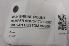 MAIN ENGINE MOUNT DAMPER 92075-1739 2007 VULCAN CUSTOM VN900