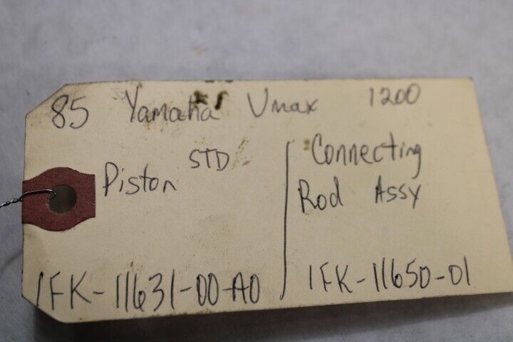 4WM-11650-00 Piston (STD) Connecting Rod Assy 4WM-11631-01 1985 YAMAHA V-MAX