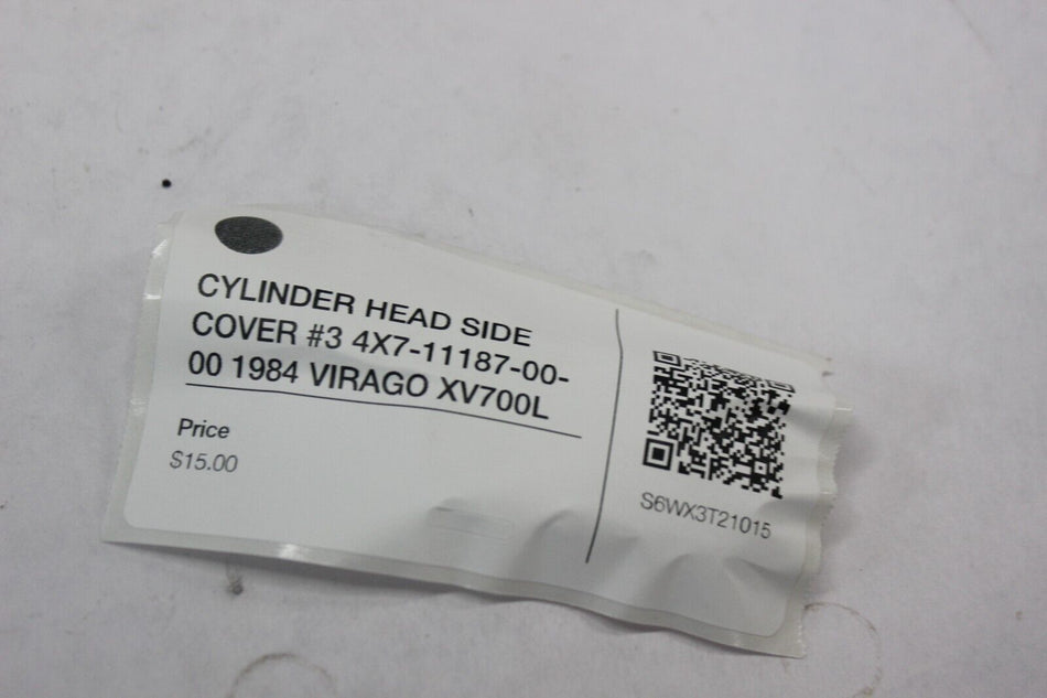 CYLINDER HEAD SIDE COVER #3 4X7-11187-00-00 1984 VIRAGO XV700L