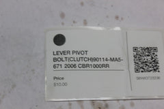 LEVER PIVOT BOLT (CLUTCH) 90114-MA5-671 2006 CBR1000RR