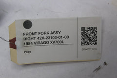 FRONT FORK ASSY RIGHT 42X-23103-01-00 1984 Yamaha VIRAGO XV700L