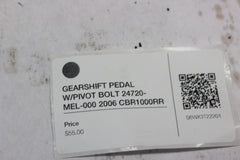 GEARSHIFT PEDAL W/PIVOT BOLT 24720-MEL-000 2006 CBR1000RR