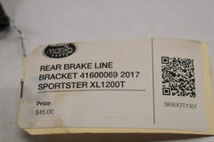 REAR BRAKE LINE BRACKET 41600069 2017 SPORTSTER XL1200T Harley Davidson SuperLow