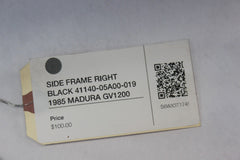 SIDE FRAME RIGHT BLACK 41140-05A00-019 1985 MADURA GV1200