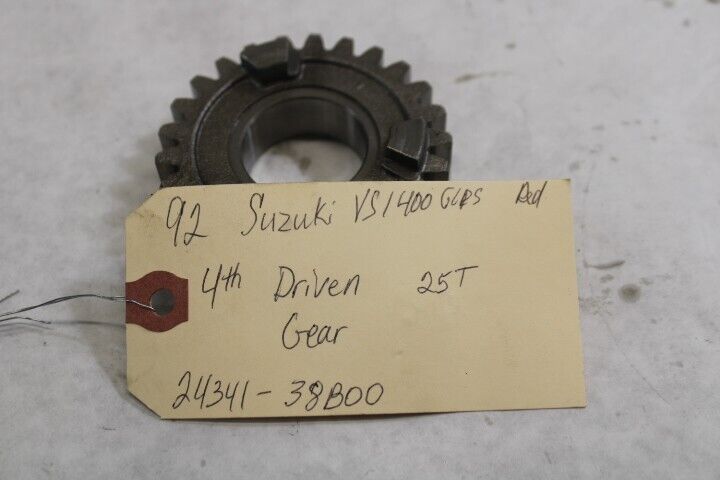 4th Driven Gear 25T 24341-38B00 1992 Suzuki Intruder VS1400