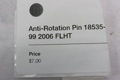 Anti-Rotation Pin (2) 18535-99 2006 FLHT Harley Davidson Electraglide
