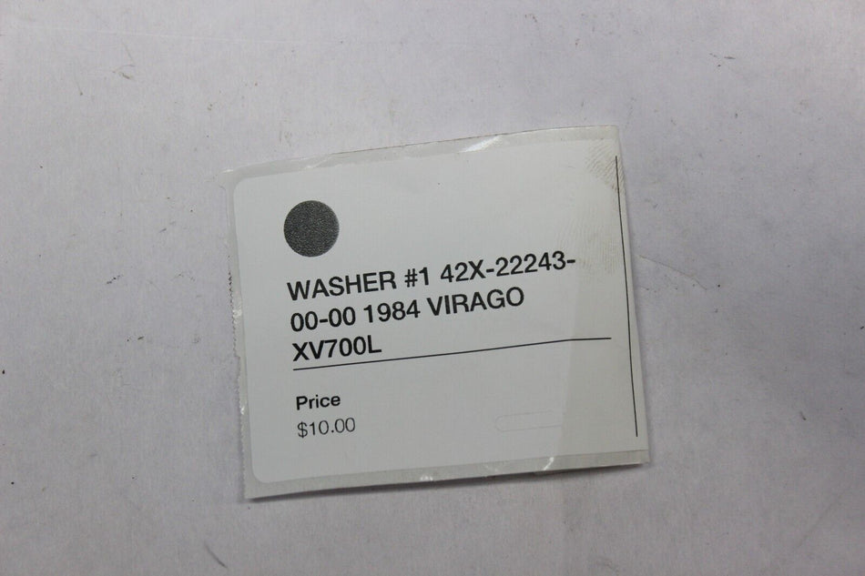 WASHER #1 42X-22243-00-00 1984 Yamaha VIRAGO XV700L