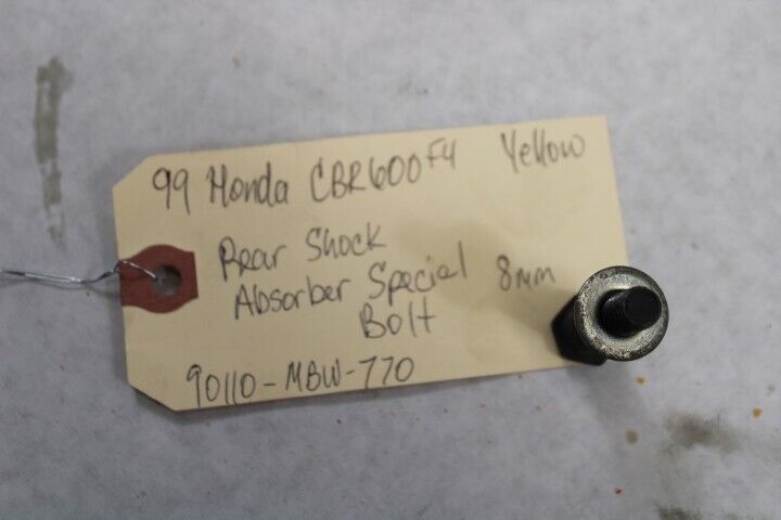 OEM Honda Motorcycle 1999 CBR600F4 Rear Shock Absorber Special Bolt 8mm