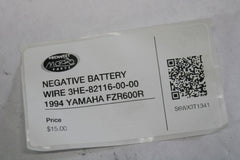 NEGATIVE BATTERY WIRE 3HE-82116-00-00 1994 YAMAHA FZR600R