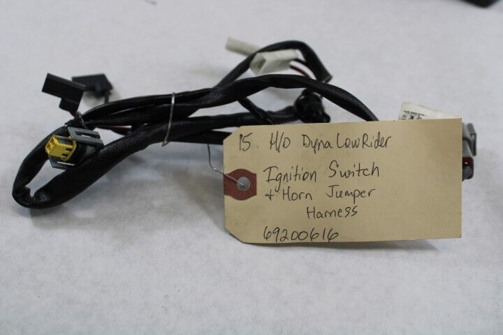 Ignition Switch & Horn Jumper Harness 2015 Harley Davidson Dyna Low Rider