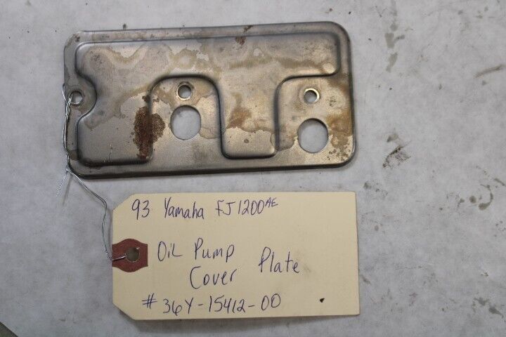 Oil Pump Cover Plate #36Y-15412-00 1993 Yamaha FJ1200AE