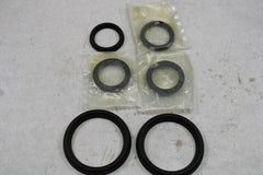 Dakota Digital 6 Pack Black Trim Ring Bagger Gauges MCL Series Harley Davidson