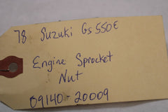 Engine Sprocket Nut 09140-20009 1978 Suzuki GS550