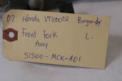 Front Fork Left 51500-MCK-A01 2007 Honda Shadow Sabre VT1100C2