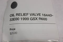 OIL RELIEF VALVE 16440-33E00 1999 GSX R600