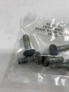 OEM Harley Davidson Front Wheel Rotor Bolts 2008 Streetglide 3655A (5) Torx Head