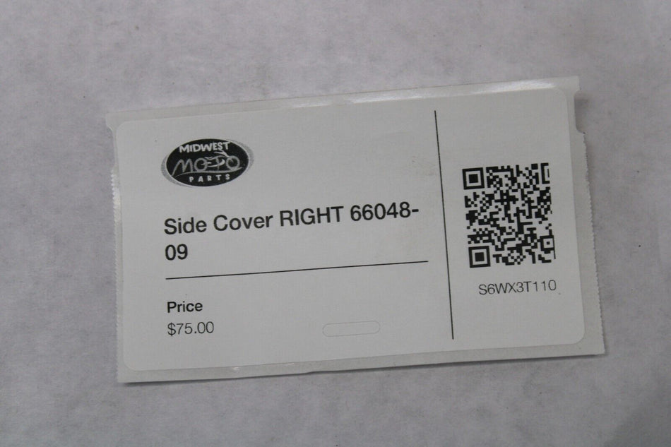 Side Cover RIGHT 66048-09 Harley Davidson