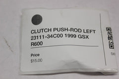 CLUTCH PUSH-ROD LEFT 23111-34C00 1999 GSX R600