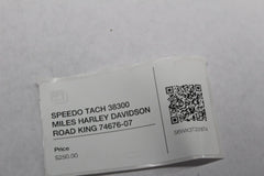 SPEEDO TACH 38300 MILES HARLEY DAVIDSON ROAD KING 74676-07