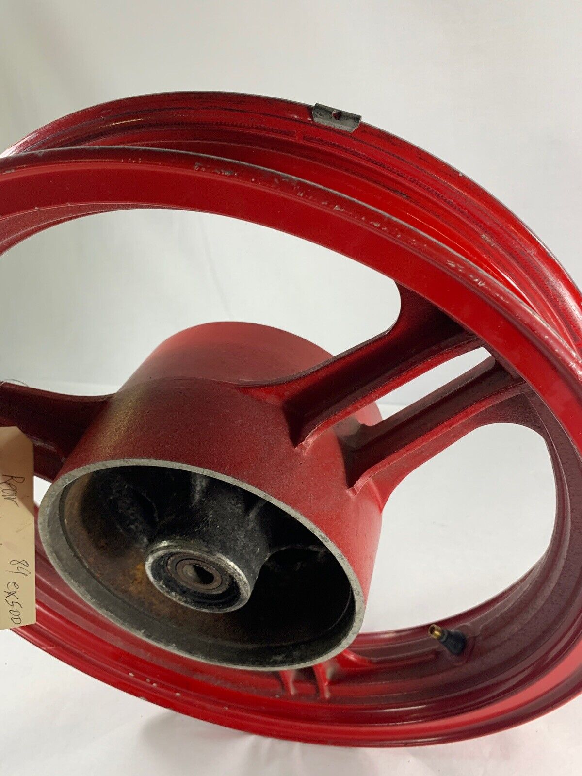 OEM Kawasaki EX500 Rear Wheel Red – Midwest Moto Parts