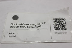 Socket & Cord Assy 35718-33E00 1999 Suzuki GSX-R600
