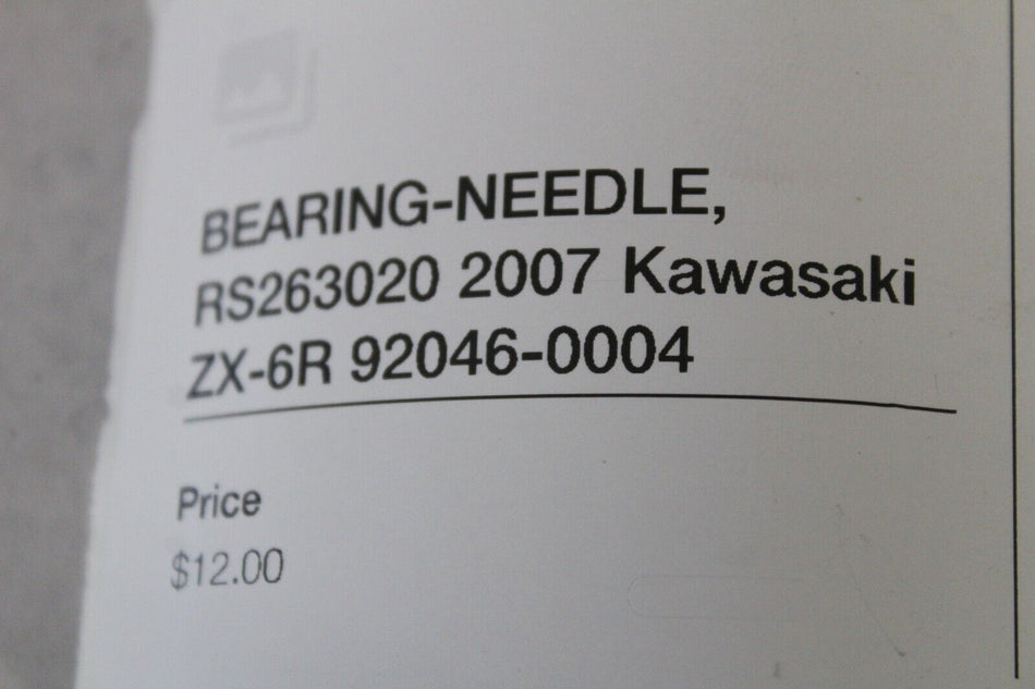 BEARING-NEEDLE, RS263020 2007 Kawasaki ZX-6R 92046-0004
