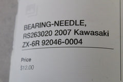 BEARING-NEEDLE, RS263020 2007 Kawasaki ZX-6R 92046-0004