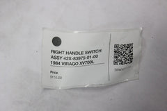 RIGHT HANDLE SWITCH ASSY 42X-83975-01-00 1984 Yamaha VIRAGO XV700L