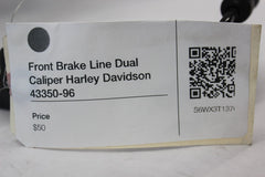 Front Brake Line Dual Caliper Harley Davidson 43350-96