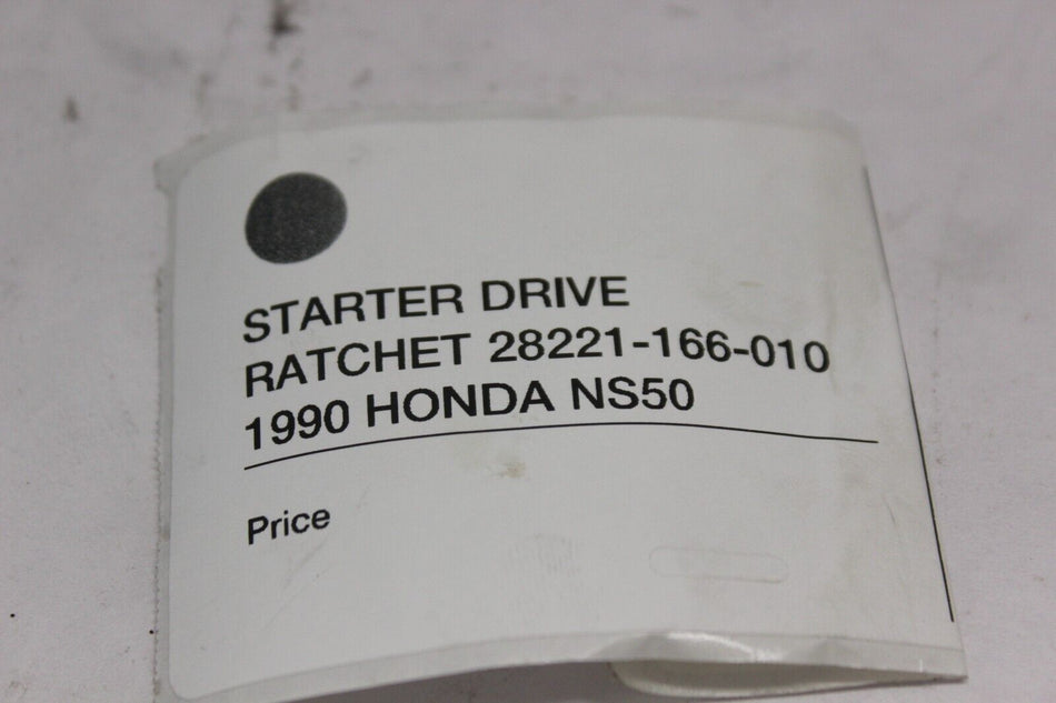 STARTER DRIVE RATCHET 28221-166-010 1990 HONDA NS50F