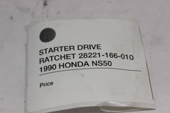 STARTER DRIVE RATCHET 28221-166-010 1990 HONDA NS50F