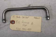 Oil Passage Pipe A 15311-MM5-000 1987 Honda CBR1000F Hurricane