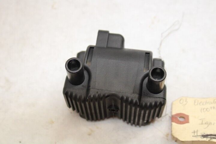 OEM Harley Davidson Ignition Coil 31743-01 2003 FLHT Silver Black