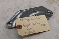 OEM Harley Davidson Footrest Mounting Plate Chrome **Pair** 49354-01