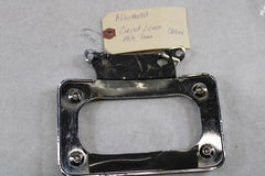 Curved License Plate Frame Chrome Clutch Cable 38601-89 Harley Davidson