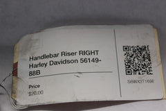 Handlebar Riser RIGHT 56149-88B 2009 FLHTCU Harley Davidson