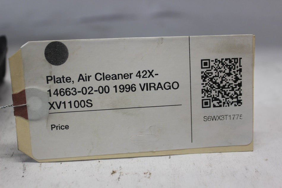 Plate, Air Cleaner 42X-14663-02-00 1996 Yamaha VIRAGO XV1100S