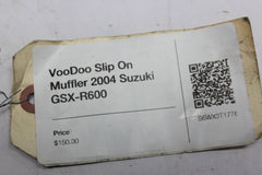 VooDoo Slip On Muffler 2004 Suzuki GSX-R600