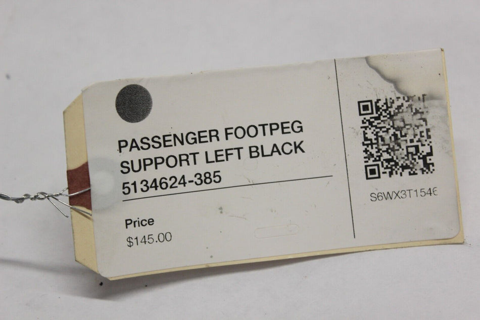 PASSENGER FOOTPEG SUPPORT LEFT BLACK 5134624-385 2007 Victory Vegas 8 Ball