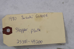 Stopper Plate 25381-49200 1980 Suzuki GS1100 Red