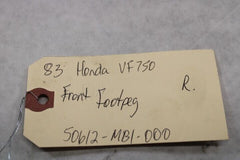 Front Footpeg Right 50612-MB1-000 1983 Honda VF750