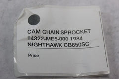 CAM CHAIN SPROCKET 14322-ME5-000 1984 Honda Nighthawk CB650SC