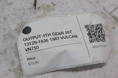 OUTPUT 4TH GEAR 26T 13129-1636 1987 VULCAN VN750