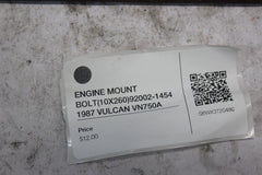 ENGINE MOUNT BOLT (10X260) 92002-1454 1987 VULCAN VN750A