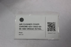 AIR CLEANER COVER CHROME 42X-14603-00-00 1984 Yamaha VIRAGO XV700L