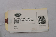 GAUGE, FUEL LEVEL 34810-34400 1983 Suzuki GS650