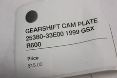 GEARSHIFT CAM PLATE 25380-33E00 1999 GSX R600