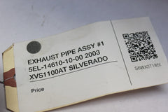 EXHAUST PIPE ASSY #1 5EL-14610-10-00 2003 XVS1100AT SILVERADO